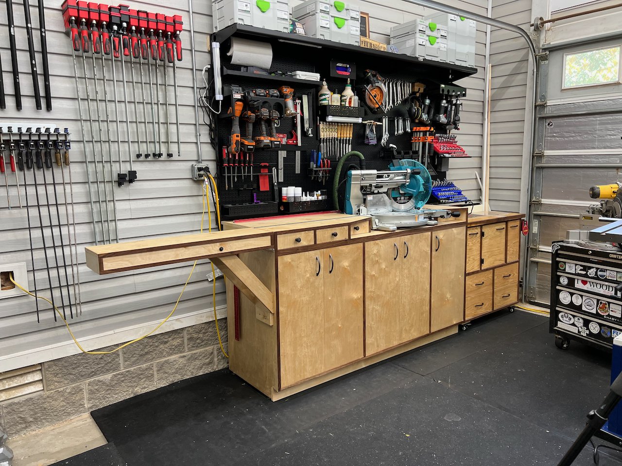 Built in 2024 miter saw station